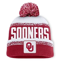 Fanatics Oklahoma Sooners Thrive Cuffed Knit Hat with Pom