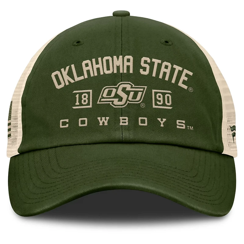 Fanatics Oklahoma State Cowboys OHT Military Appreciation Frontier Trucker Adjustable Hat