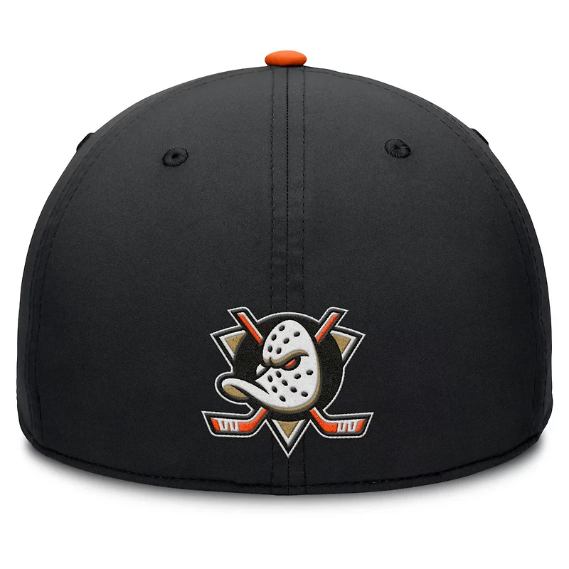 Fanatics Orange Anaheim Ducks Authentic Pro Rink Team Code Flex Hat