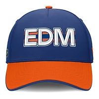 Fanatics Orange Edmonton Oilers Authentic Pro Rink Team Code Flex Hat