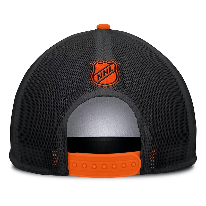 Fanatics Orange Philadelphia Flyers Decades Collection Foam Front Snapback Hat