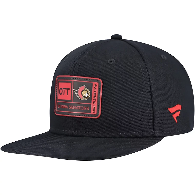 Fanatics Ottawa Senators Authentic Pro Training Camp Snapback Hat