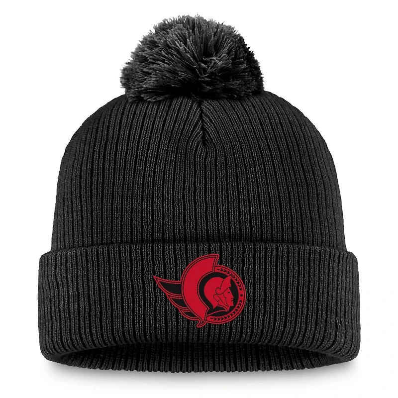 Fanatics Ottawa Senators Cuffed Knit Hat with Pom