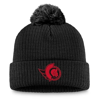 Fanatics Ottawa Senators Cuffed Knit Hat with Pom