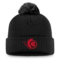 Fanatics Ottawa Senators Cuffed Knit Hat with Pom