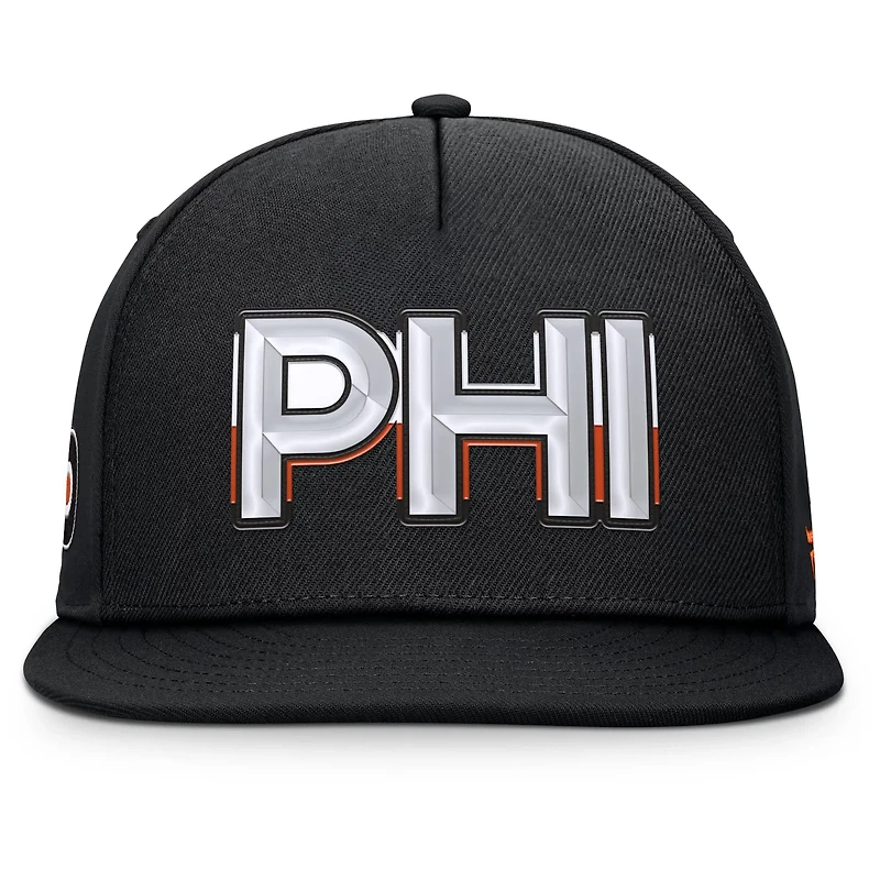 Fanatics Philadelphia Flyers Authentic Pro Rink Team Code Snapback Hat