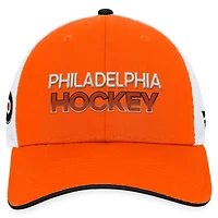 Fanatics Philadelphia Flyers Authentic Pro Rink Trucker Adjustable Hat