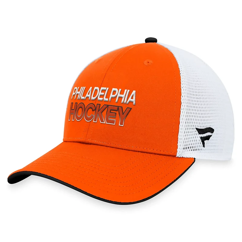 Fanatics Philadelphia Flyers Authentic Pro Rink Trucker Adjustable Hat
