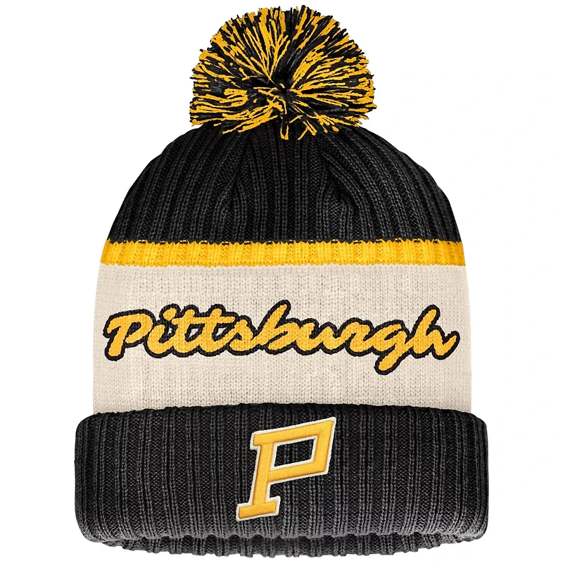 Fanatics Pittsburgh Penguins 2023 NHL Winter Classic Cuffed Knit Hat with Pom