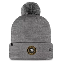 Fanatics Pittsburgh Penguins Authentic Pro Home Ice Cuffed Knit Hat with Pom