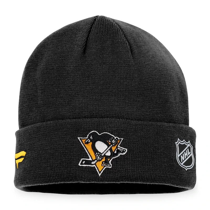 Fanatics Pittsburgh Penguins Authentic Pro Rink Cuffed Knit Hat