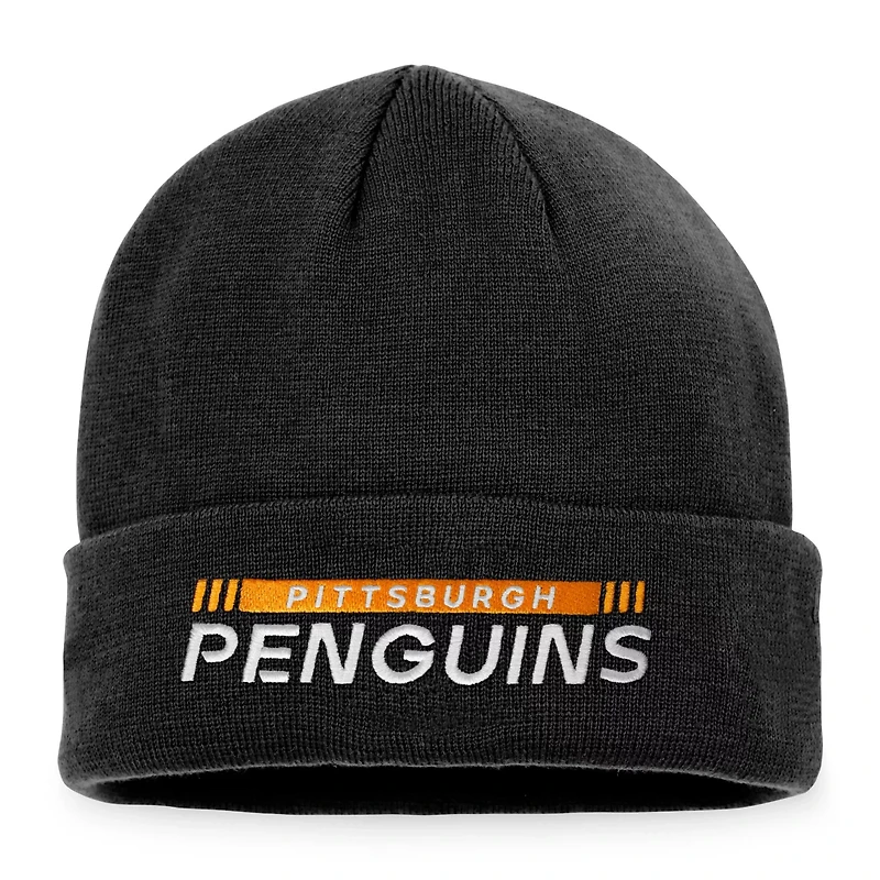Fanatics Pittsburgh Penguins Authentic Pro Rink Cuffed Knit Hat
