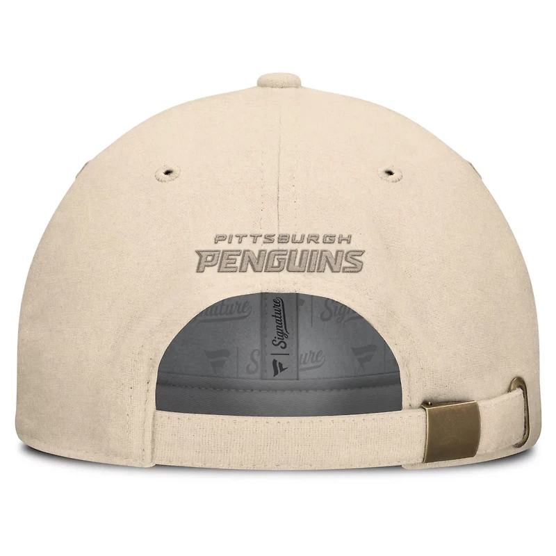 Fanatics Pittsburgh Penguins Front Office Canvas Adjustable Hat