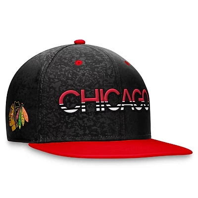 Fanatics /Red Chicago hawks Authentic Pro Rink Two-Tone Snapback Hat