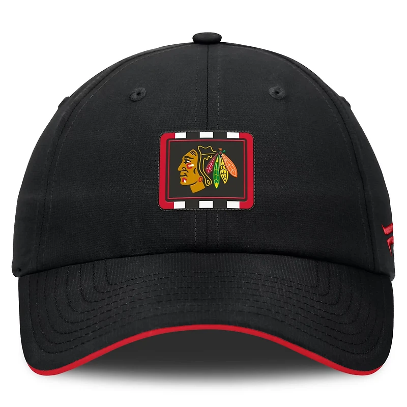Fanatics /Red Chicago hawks Authentic Pro Ripstop Adjustable Hat