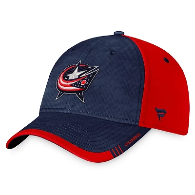 Fanatics /Red Columbus Blue Jackets Authentic Pro Rink Camo Flex Hat