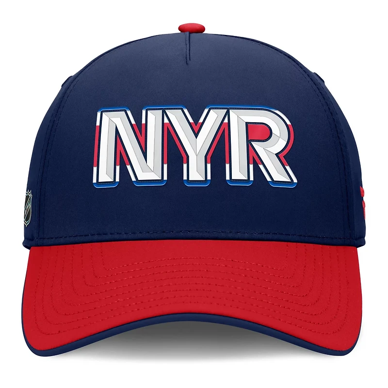 Fanatics Red New York Rangers Authentic Pro Rink Team Code Flex Hat