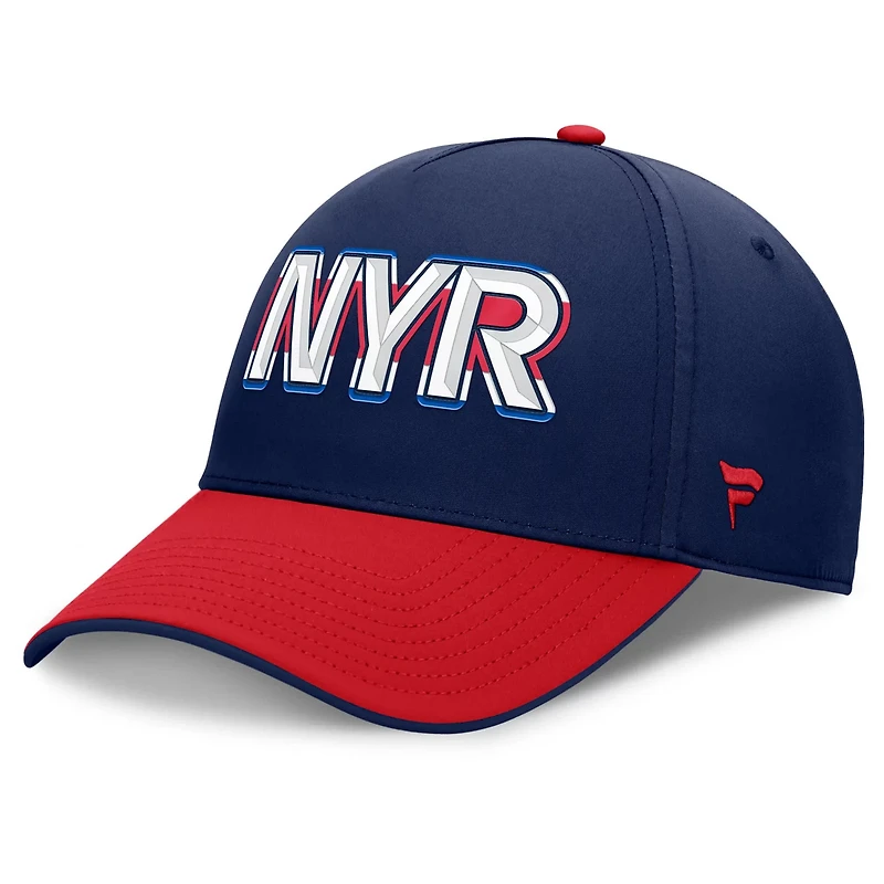 Fanatics Red New York Rangers Authentic Pro Rink Team Code Flex Hat