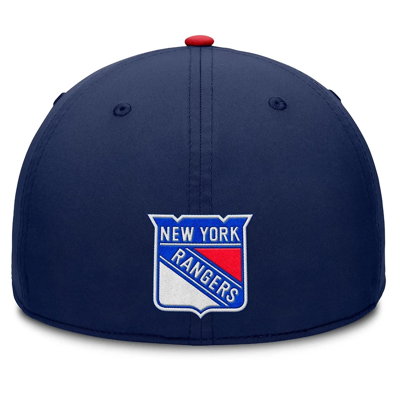 Fanatics Red New York Rangers Authentic Pro Rink Team Code Flex Hat