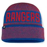 Fanatics Red New York Rangers Fundamentals Shelter Cuffed Knit Hat