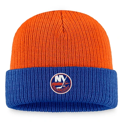 Fanatics /Royal New York Islanders Heritage Vintage Cuffed Knit Hat
