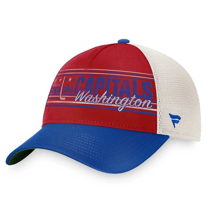 Fanatics /Royal Washington Capitals True Classic Retro Trucker Snapback Hat