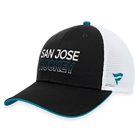 Fanatics San Jose Sharks Authentic Pro Rink Trucker Adjustable Hat