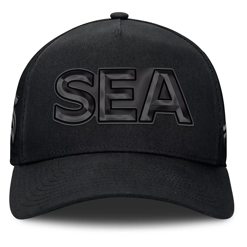 Fanatics Seattle Kraken Authentic Pro Road Team Code Trucker Adjustable Hat