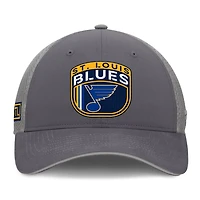 Fanatics St Louis Blues Authentic Pro Home Ice Trucker Adjustable Hat