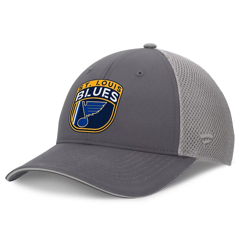 Fanatics St Louis Blues Authentic Pro Home Ice Trucker Adjustable Hat