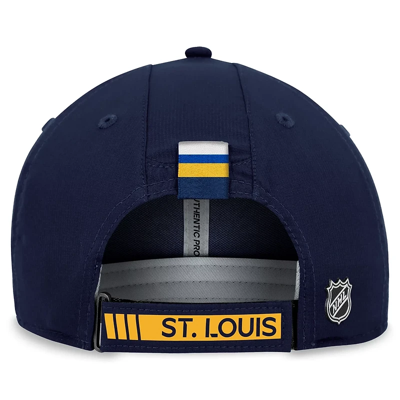 Fanatics St Louis Blues Authentic Pro Rink Adjustable Hat