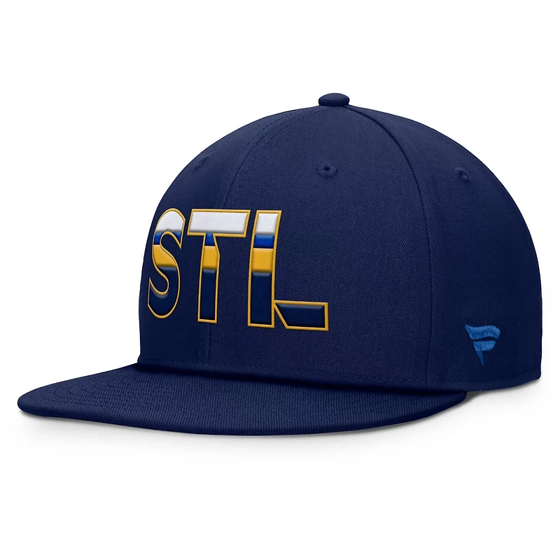 Fanatics St Louis Blues Authentic Pro Rink Snapback Hat