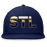 Fanatics St Louis Blues Authentic Pro Rink Snapback Hat