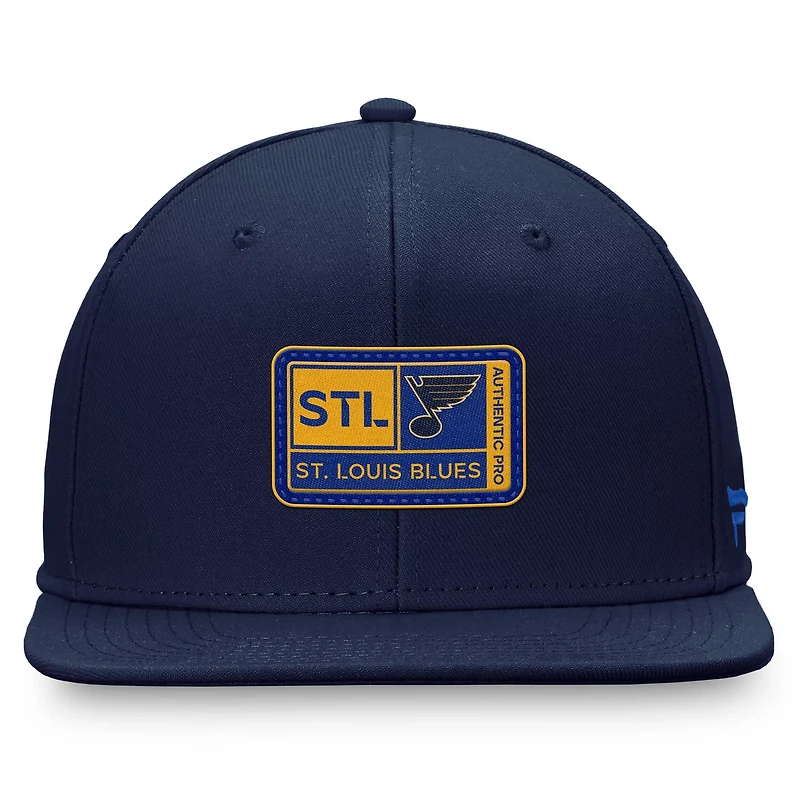 Fanatics St Louis Blues Authentic Pro Training Camp Snapback Hat