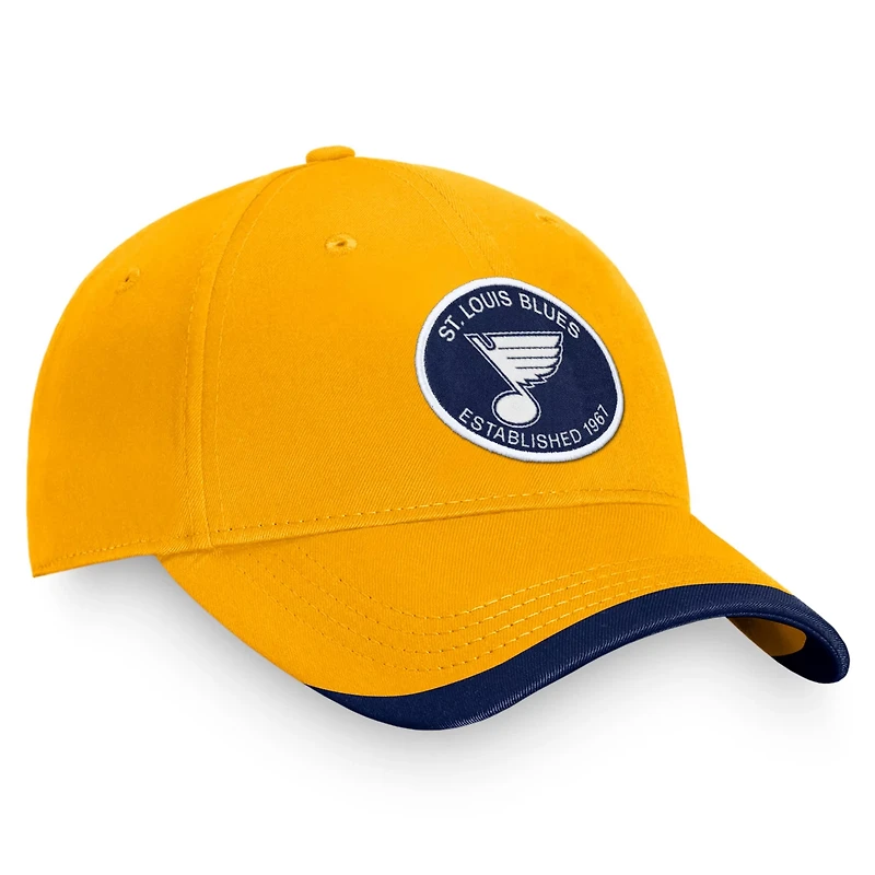 Fanatics St Louis Blues Fundamental Adjustable Hat