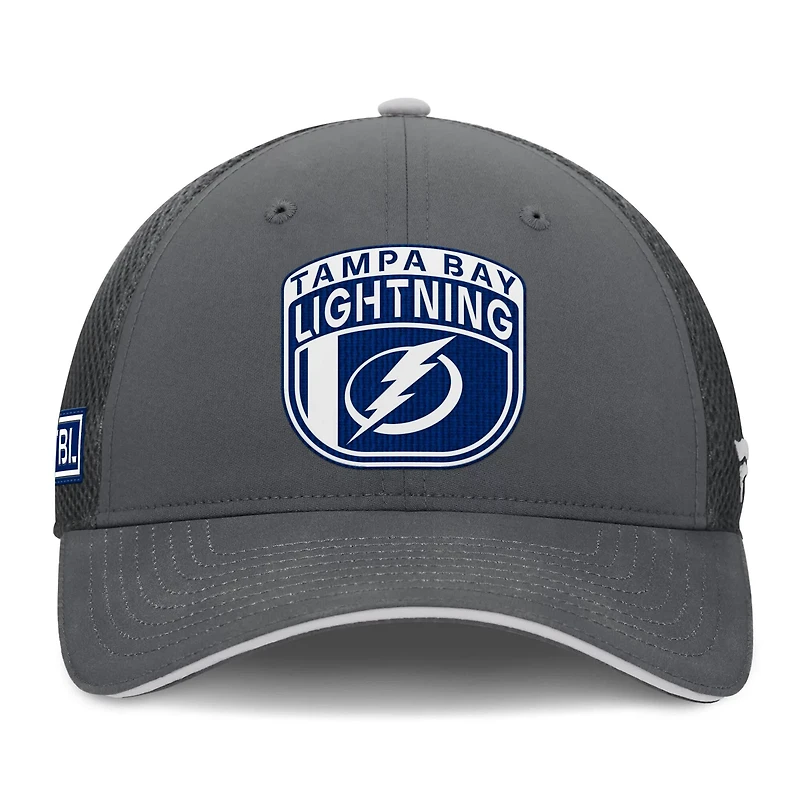 Fanatics Tampa Bay Lightning Authentic Pro Home Ice Trucker Adjustable Hat