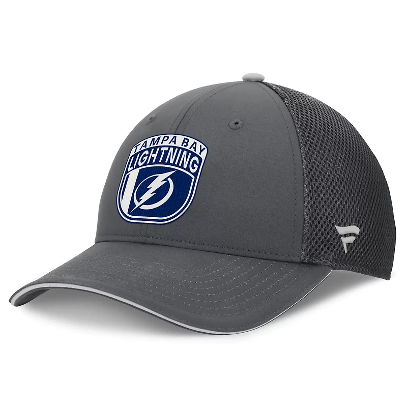 Fanatics Tampa Bay Lightning Authentic Pro Home Ice Trucker Adjustable Hat
