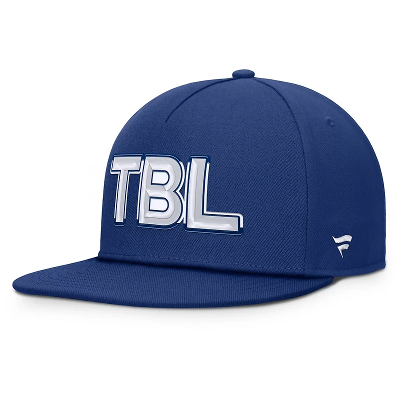 Fanatics Tampa Bay Lightning Authentic Pro Rink Team Code Snapback Hat