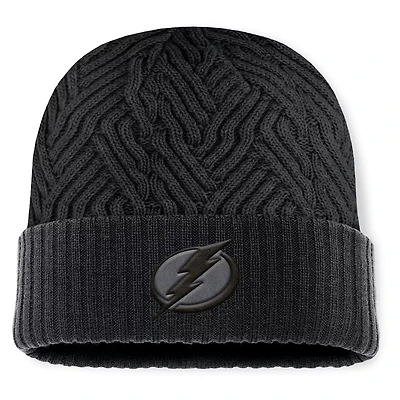 Fanatics Tampa Bay Lightning Authentic Pro Road Cuffed Knit Hat