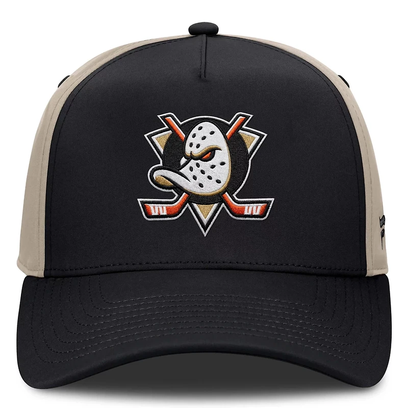 Fanatics Tan Anaheim Ducks 2026 Stanley Cup Playoffs Locker Room Adjustable Hat