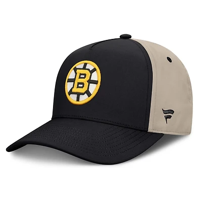 Fanatics Tan Boston Bruins 2026 Stanley Cup Playoffs Locker Room Adjustable Hat