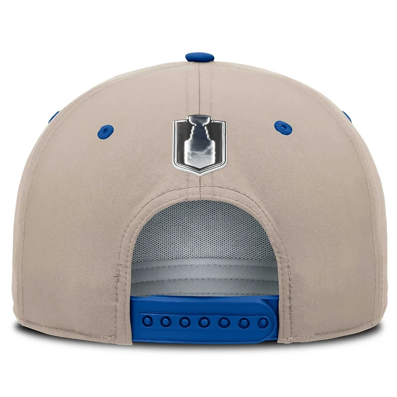 Fanatics Tan Buffalo Sabres 2026 Stanley Cup Playoffs Locker Room Adjustable Hat