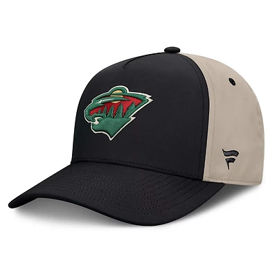 Fanatics Tan Minnesota Wild 2026 Stanley Cup Playoffs Locker Room Adjustable Hat