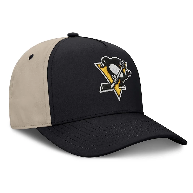 Fanatics Tan Pittsburgh Penguins 2026 Stanley Cup Playoffs Locker Room Adjustable Hat