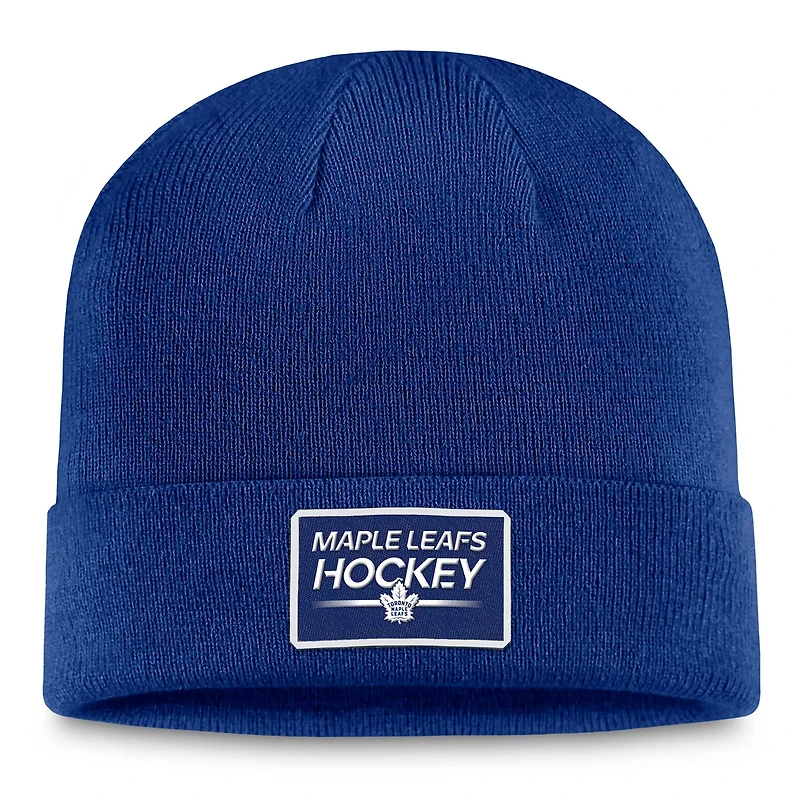 Fanatics Toronto Maple Leafs Authentic Pro Cuffed Knit Hat