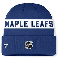 Fanatics Toronto Maple Leafs Authentic Pro Rink Cuffed Knit Hat