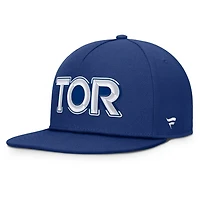 Fanatics Toronto Maple Leafs Authentic Pro Rink Team Code Snapback Hat