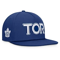 Fanatics Toronto Maple Leafs Authentic Pro Rink Team Code Snapback Hat