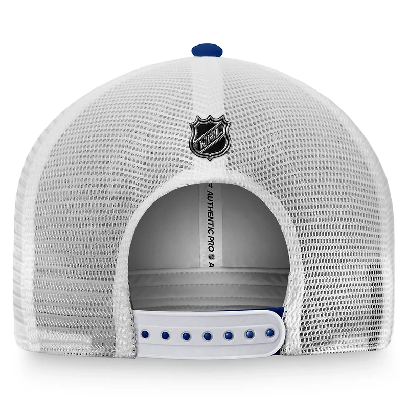 Fanatics Toronto Maple Leafs Authentic Pro Rink Trucker Snapback Hat