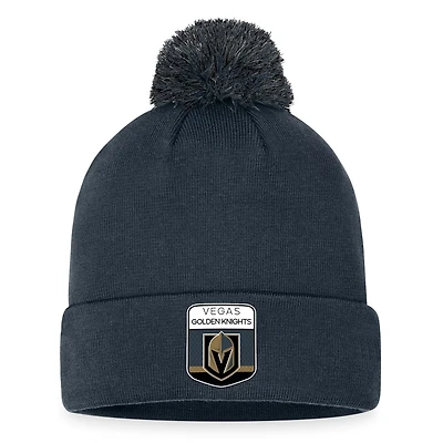 Fanatics Vegas Golden Knights 2023 NHL Draft Cuffed Knit Hat with Pom